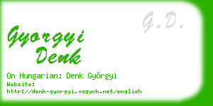 gyorgyi denk business card